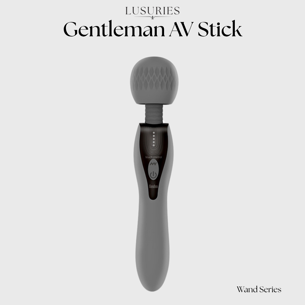 LUSURIES | Wand Series | Gentleman AV Stick Dual-Head Vibrator for Couples (Powerful Modes & Discreet Shipping)