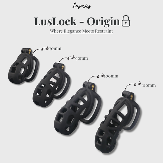 LUSURIES | LusLock | Origin - Adult Sex Toy | For Man | Chastity Lock - BDSM Fetish
