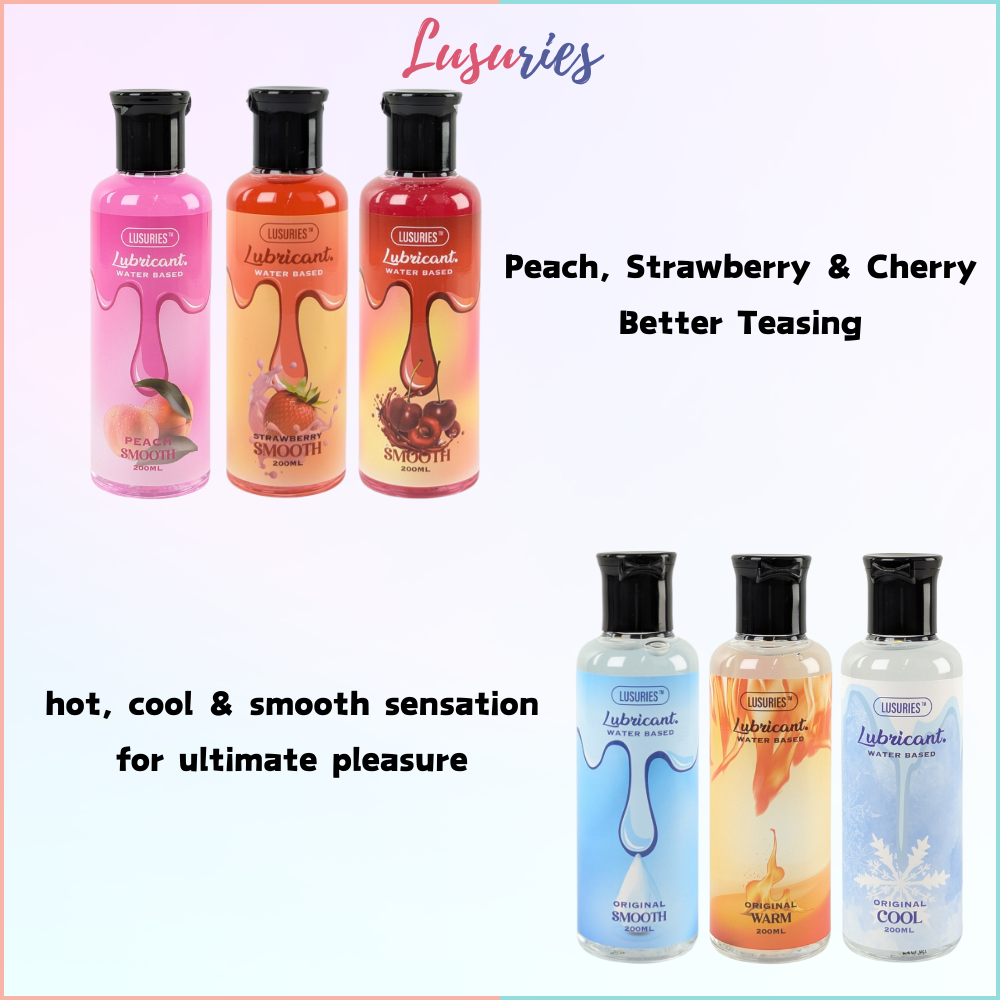LUSURIES - Lubricant - The Only Fruits Flavors & Sensation Sex Lubricant - 200ml