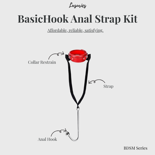 Lusuries Elite Pro 5-in-1 Restraint Set – Full Body Command System with Mouth Gag & Anal Hook