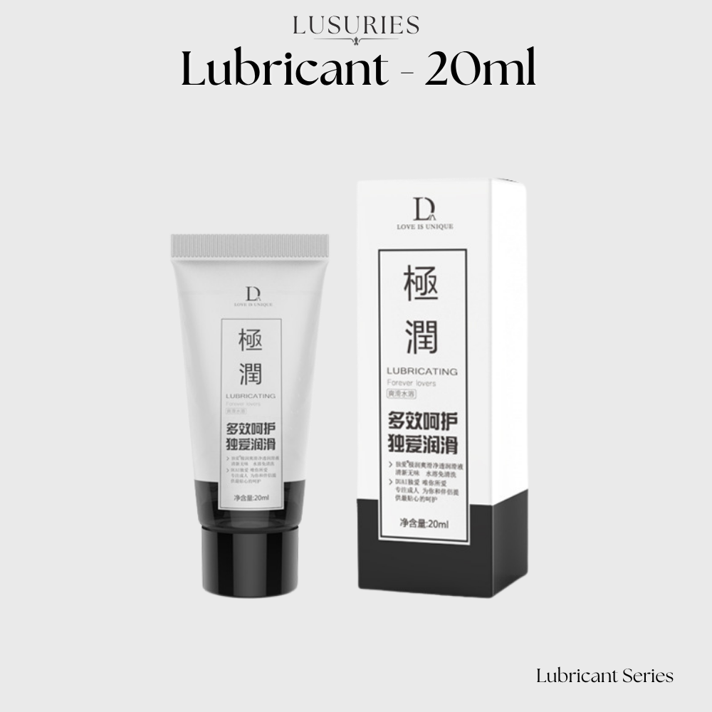 LUSURIES | Lubricant Series | Long-Lasting Personal Lubricant Gel – Smooth & Comfortable Intimate Lube (60ml / 20ml / 8ml)