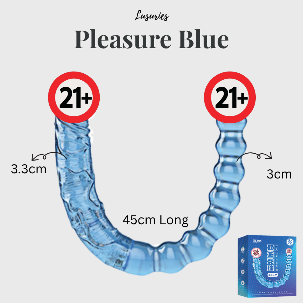 Double-Ended Vibrating Dildo – Flexible Dual Pleasure Wand Sex Toy For Unisex