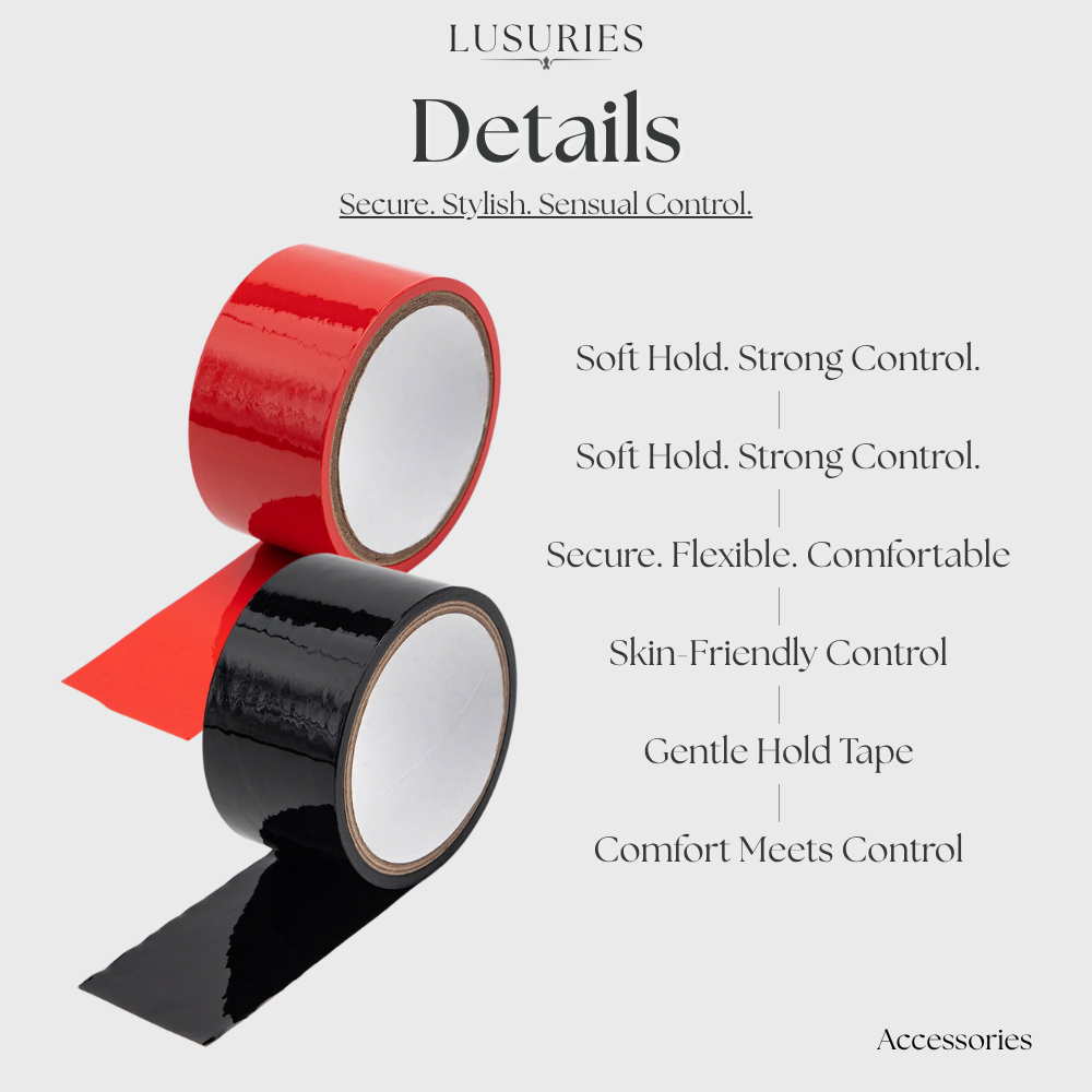 LUSURIES | Accessories | Premium Bondage Tape – No Glue, No Mess Restraint Play