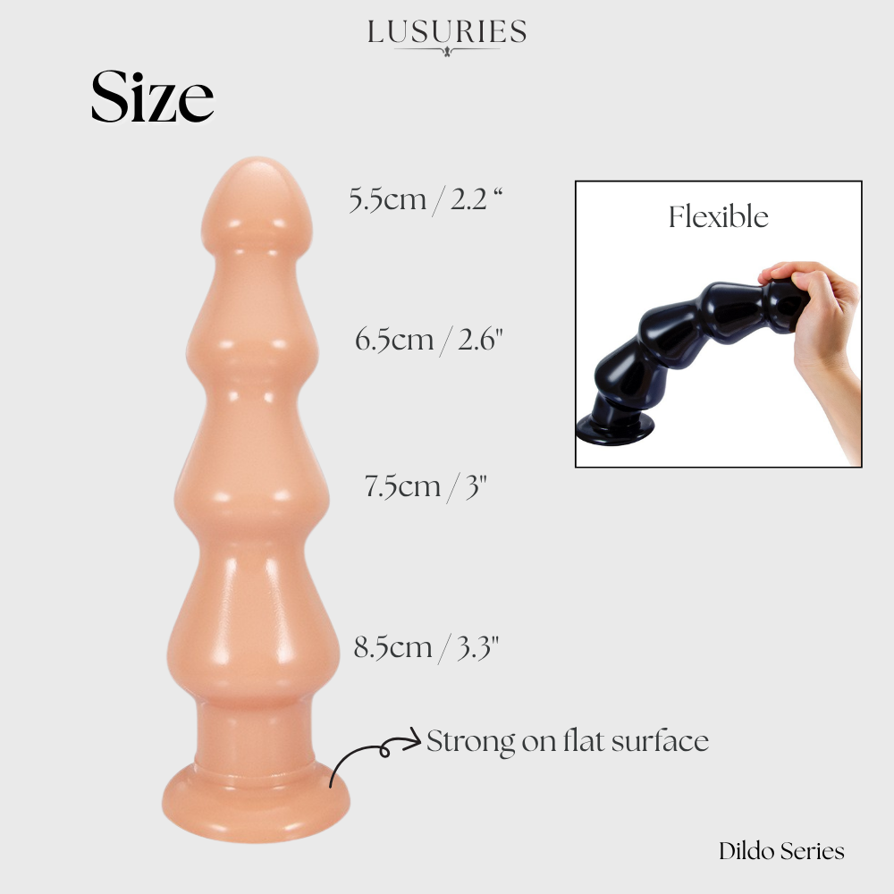 LUSURIES | Dildo Series | EX-Large Flexible Dildo Trainer Extreme Adult Sex Toy