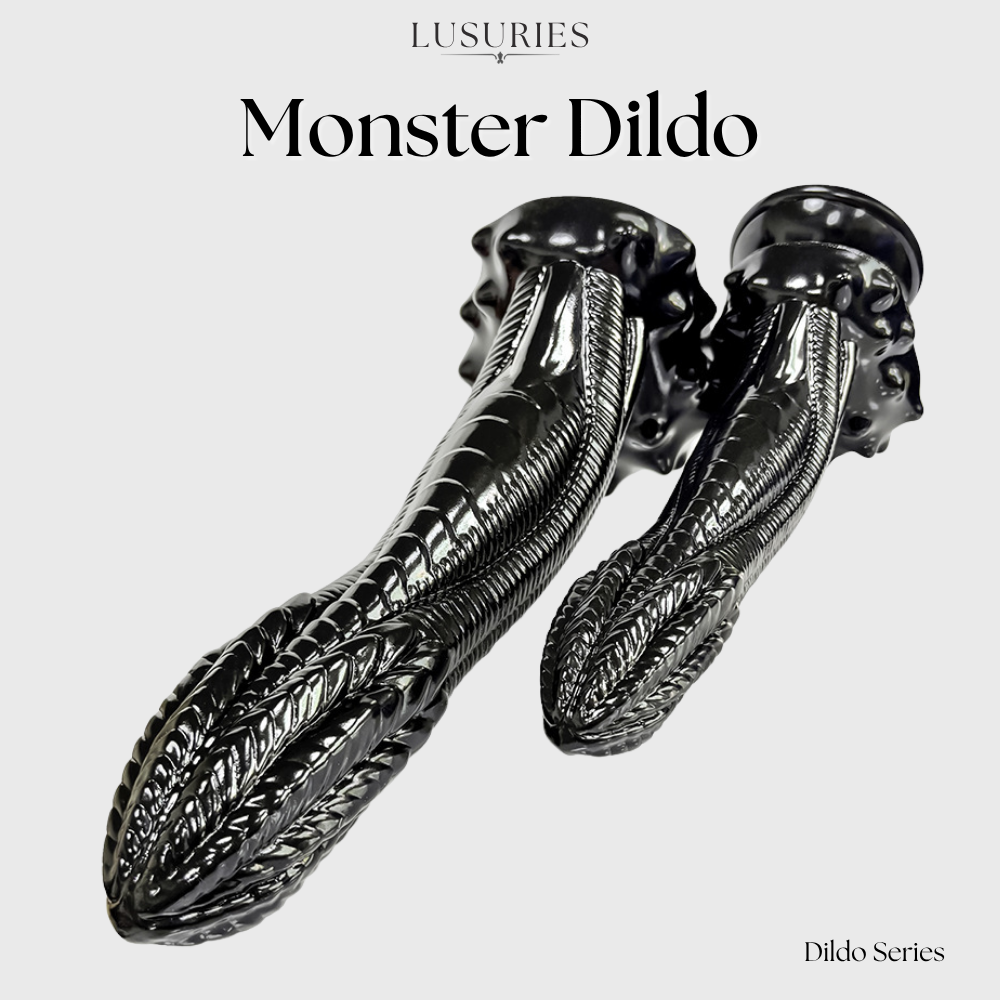 LUSURIES | Dildo Series | Dragon Scale Dildo - Monster Size Adult Sex Toy (Small / Large)