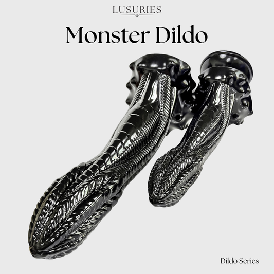 LUSURIES | Dildo Series | Dragon Scale Dildo - Monster Size Adult Sex Toy (Small / Large)