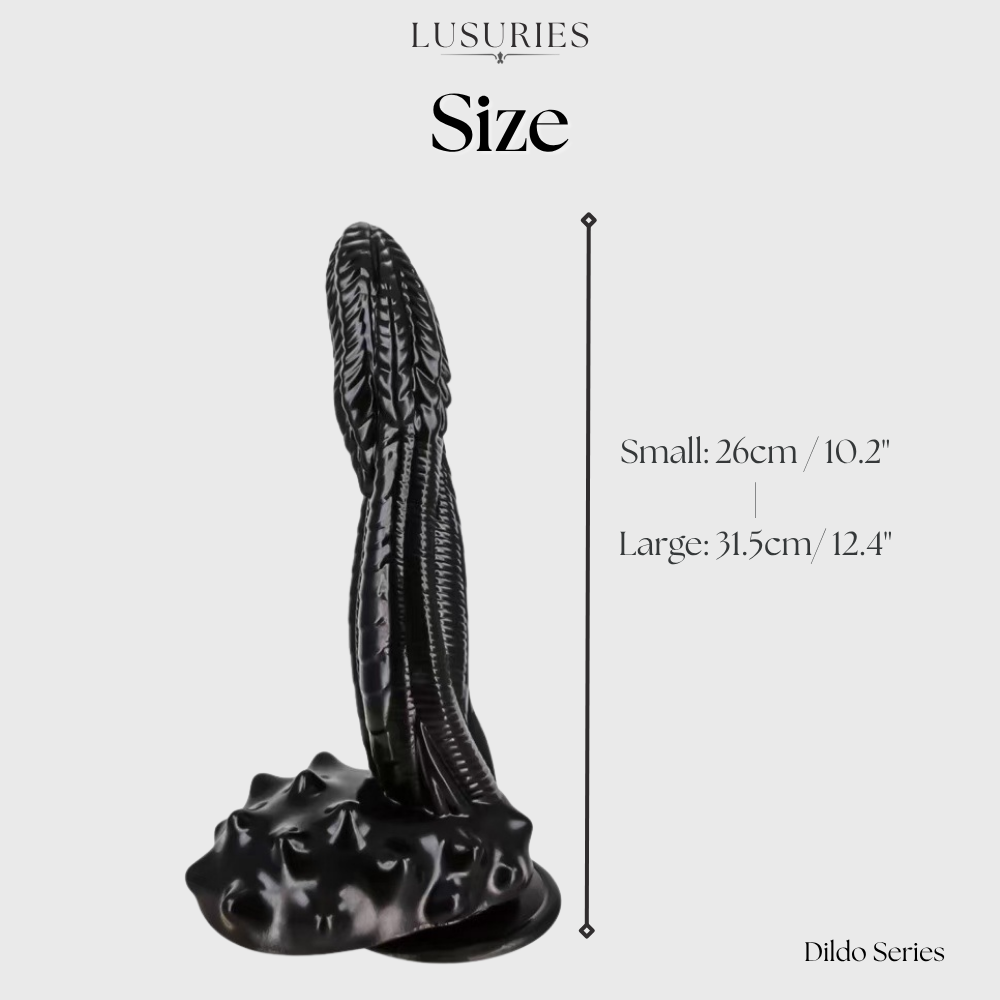 LUSURIES | Dildo Series | Dragon Scale Dildo - Monster Size Adult Sex Toy (Small / Large)