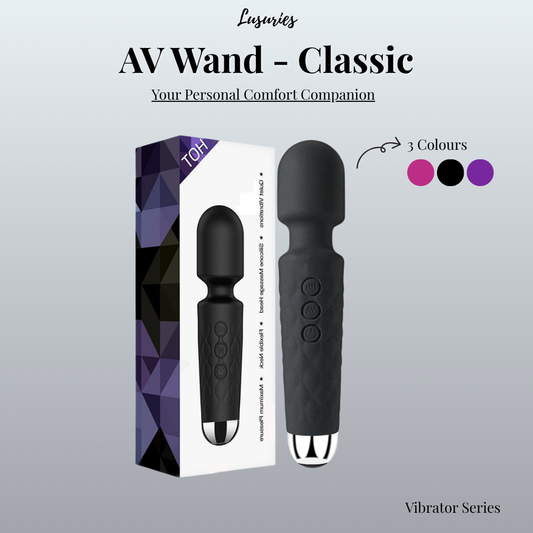 Lusuries | Intense AV Wand Vibrator | 20 Patterns for Powerful Stimulation