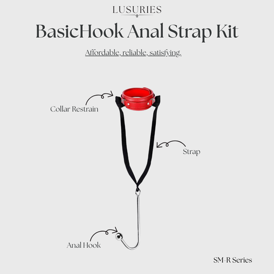 LUSURIES | BDSM Restrain Series | Elite Pro 5-in-1 Restraint Set – Full Body Command System with Mouth Gag & Anal Hook