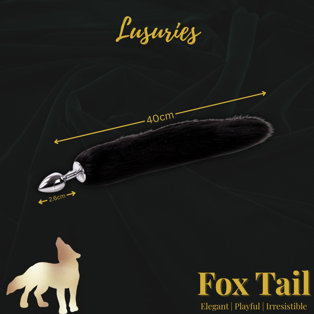 LUSURIES - Fox Tail | Anal Butt Plug - Sex Toy For Unisex - Adult Sex Toy For Couple Foreplay | Cosplay