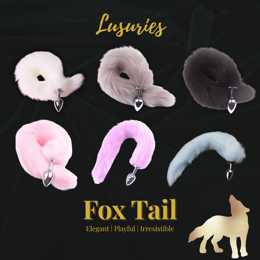 LUSURIES - Fox Tail | Anal Butt Plug - Sex Toy For Unisex - Adult Sex Toy For Couple Foreplay | Cosplay