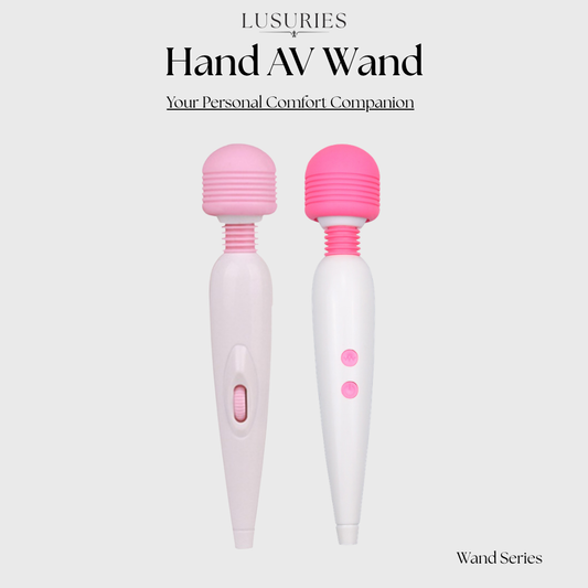 LUSURIES | Wand Series | Handheld Powerful AV Magic Wand Vibrator | Adjustable Speed Body Massager