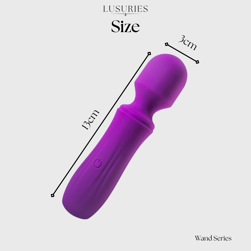 LUSURIES | Wand Series | AV Magic Wand Massager - 10 Frequency Powerful Vibration Waterproof Silicone Adult Sex Toy for Women & Couples G-Spot Clitoral Stimulatio