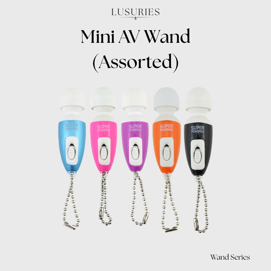 LUSURIES | Wand Series | Mini Keychain Wand Vibrator - Strong Vibrator - Single Speed - For Gift / Prank
